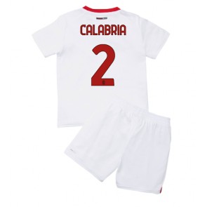 AC Milan Davide Calabria #2 babykläder Bortatröja barn 2022-23 Korta ärmar (+ Korta byxor)